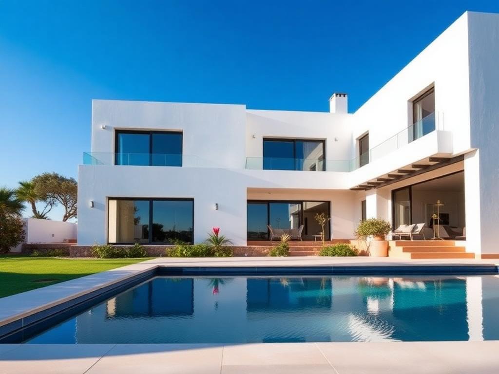 Villa mediterránea en España